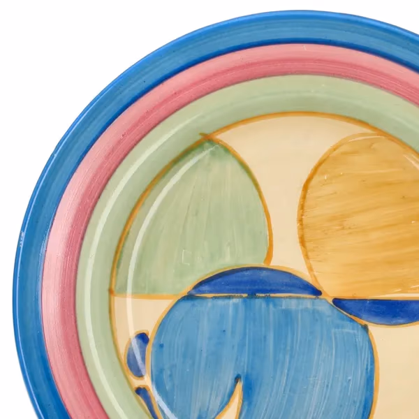 1930s Clarice Cliff Pastel Melon Bizarre Side Plate