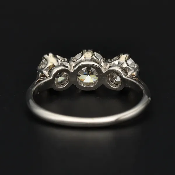 Platinum Three Stone Diamond Ring