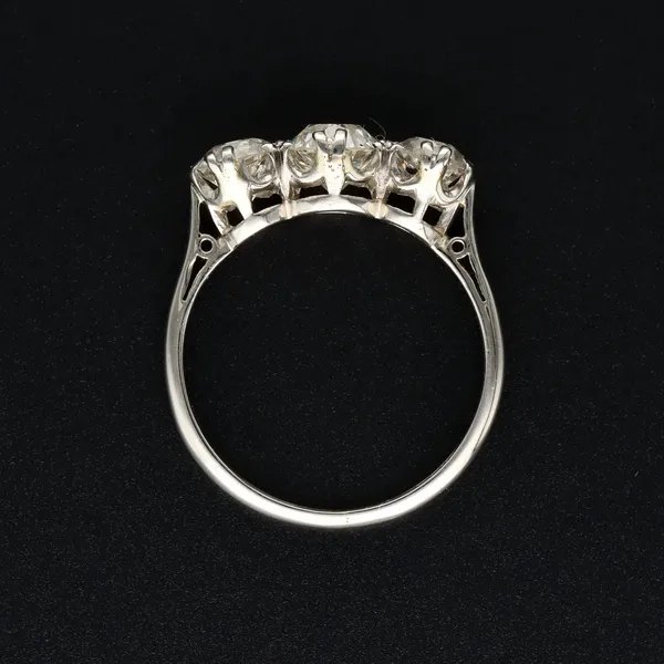 Platinum Three Stone Diamond Ring