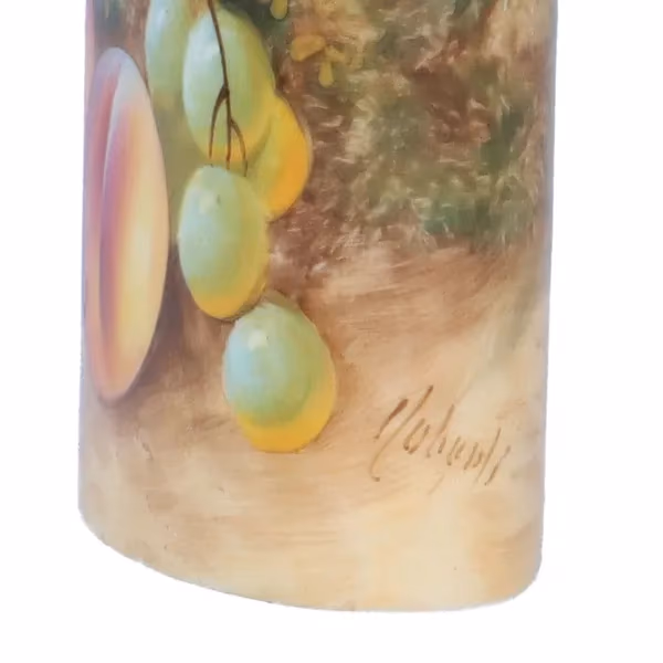 Royal Worcester Signed Pot