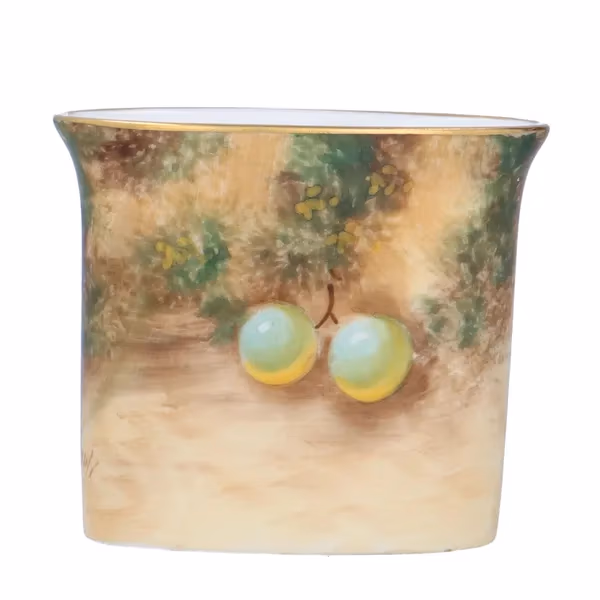 Royal Worcester Signed Pot