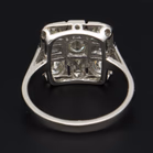 Art Deco Style Platinum Diamond Ring