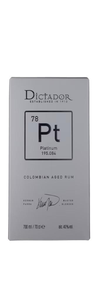 DICTADOR XO PLATINUM RUM 43% Giftbox Dictador