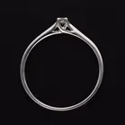 18ct Gold Diamond Ring. Size X