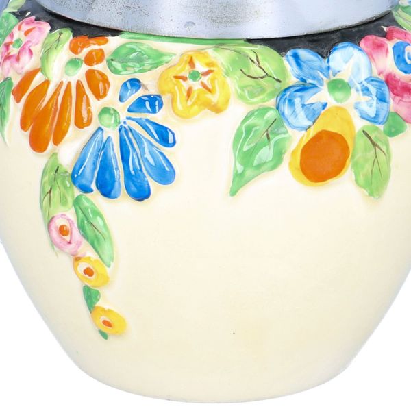 Clarice Cliff Canterbury Bells Biscuit Barrel