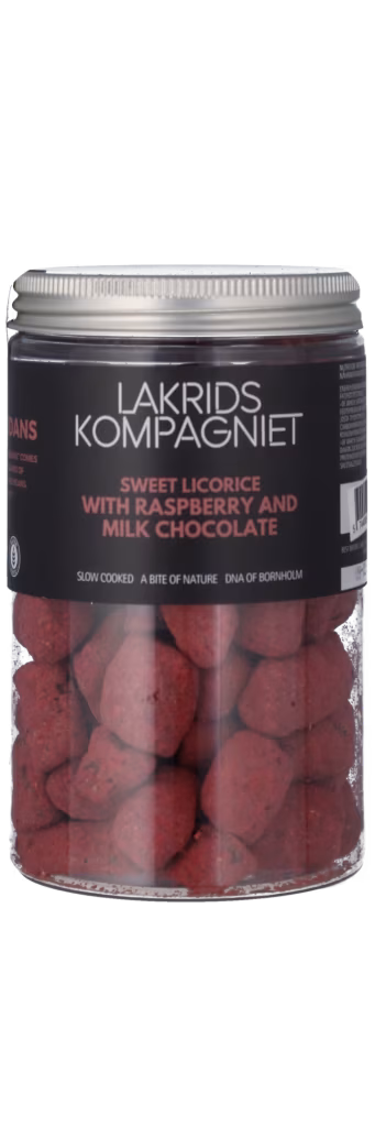 260 SØD LAKRIDS MED HINDBÆR LakridsKompagniet
