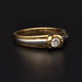 18ct Gold Brilliant Cut Diamond Ring