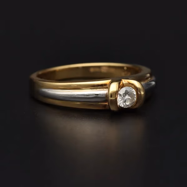 18ct Gold Brilliant Cut Diamond Ring