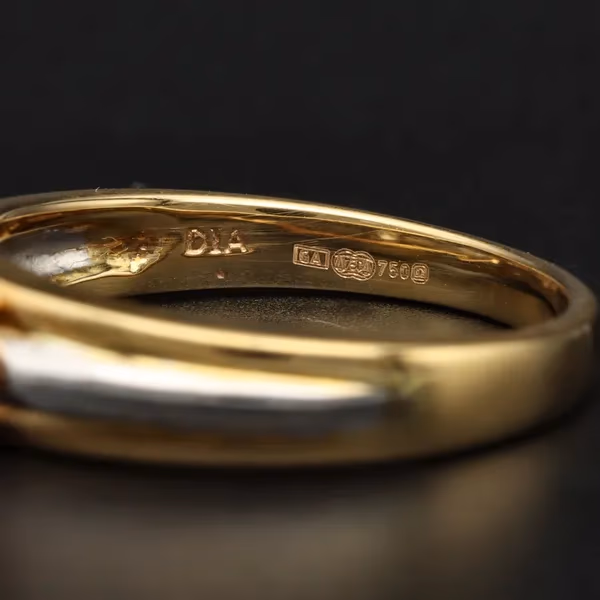 18ct Gold Brilliant Cut Diamond Ring