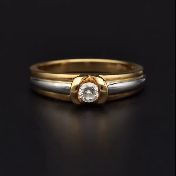 18ct Gold Brilliant Cut Diamond Ring