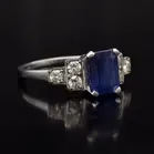 18ct Gold Sapphire and Diamond Ring