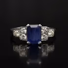 18ct Gold Sapphire and Diamond Ring