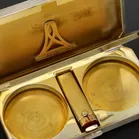 Art Deco Silver Enamel Minauderie