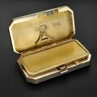 Art Deco Silver Enamel Minauderie