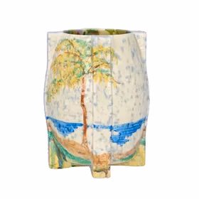 Clarice Cliff Patina Coastal 460 Vase For Lawleys