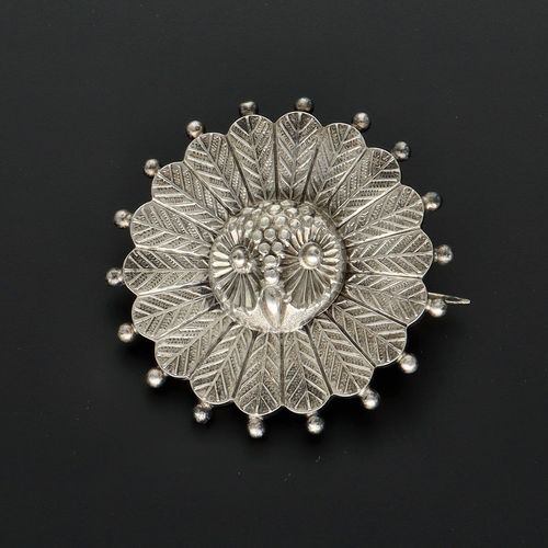 19th Century Silver Owl Brooch image-2