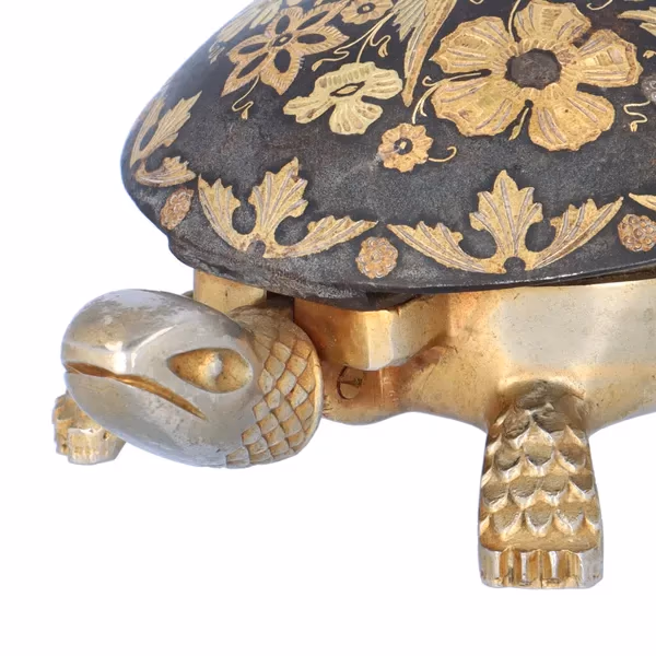 Antique Novelty Tortoise Butlers Bell