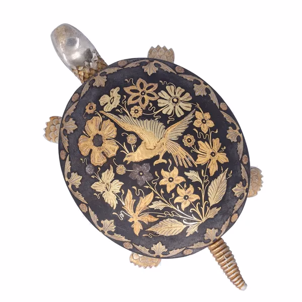 Antique Novelty Tortoise Butlers Bell