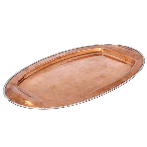 Rare Oval Copper Tray image-1