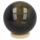 Goudglans obsidiaan bol 56mm - 360° presentation
