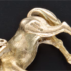 9ct Yellow Gold Horse Charm