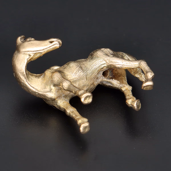 9ct Yellow Gold Horse Charm