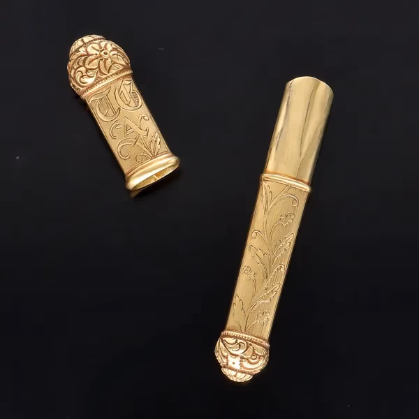 18k Gold Etui Set