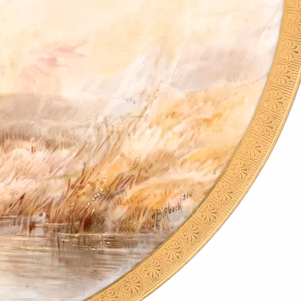 Early 20th Century Royal Doulton Plate By J.Birbeck Snr