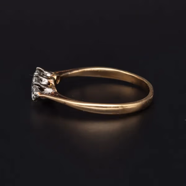 18ct Yellow Gold 3 Stone Diamond Ring