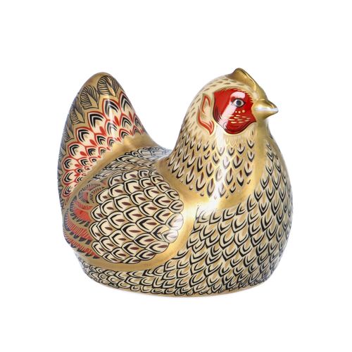 Boxed Limited Edition Royal Crown Derby Farmyard Hen image-3