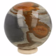 Polychroom jaspis bol 57 mm - 360° presentation