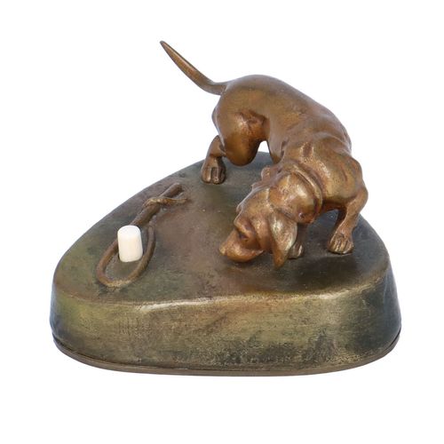 Bronze Dachshund Bell Push image-2