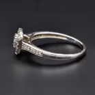 9ct Gold Diamond Halo Ring