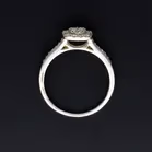 9ct Gold Diamond Halo Ring