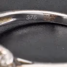 9ct Gold Diamond Halo Ring