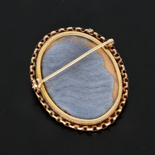 15ct Gold and Enamel Forget Me Not Brooch image-3