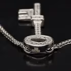 18ct Gold Key Pendant