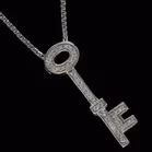 18ct Gold Key Pendant