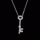18ct Gold Key Pendant