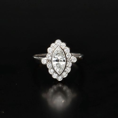 Platinum Diamond Ring image-1