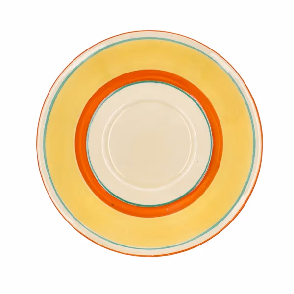 1933 Clarice Cliff "Red Autumn" Conical Cup & Saucer