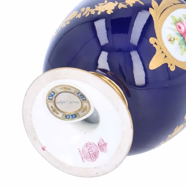 Minton Cobalt Blue Vase