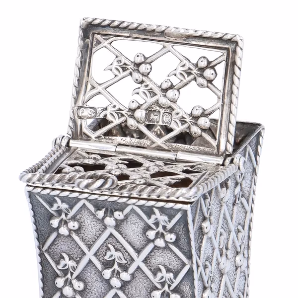 Late Victorian Novelty Silver Basket