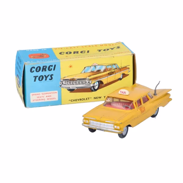 Corgi 221 Chevrolet New York Taxi Car