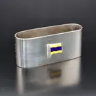 Pair of Silver & Enamel Naval Flag Napkin Rings