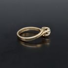 9K Gold Old Cut 1/2ct Diamond Ring