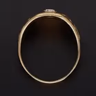 10 Carat Gold Diamond Set Masonic Ring